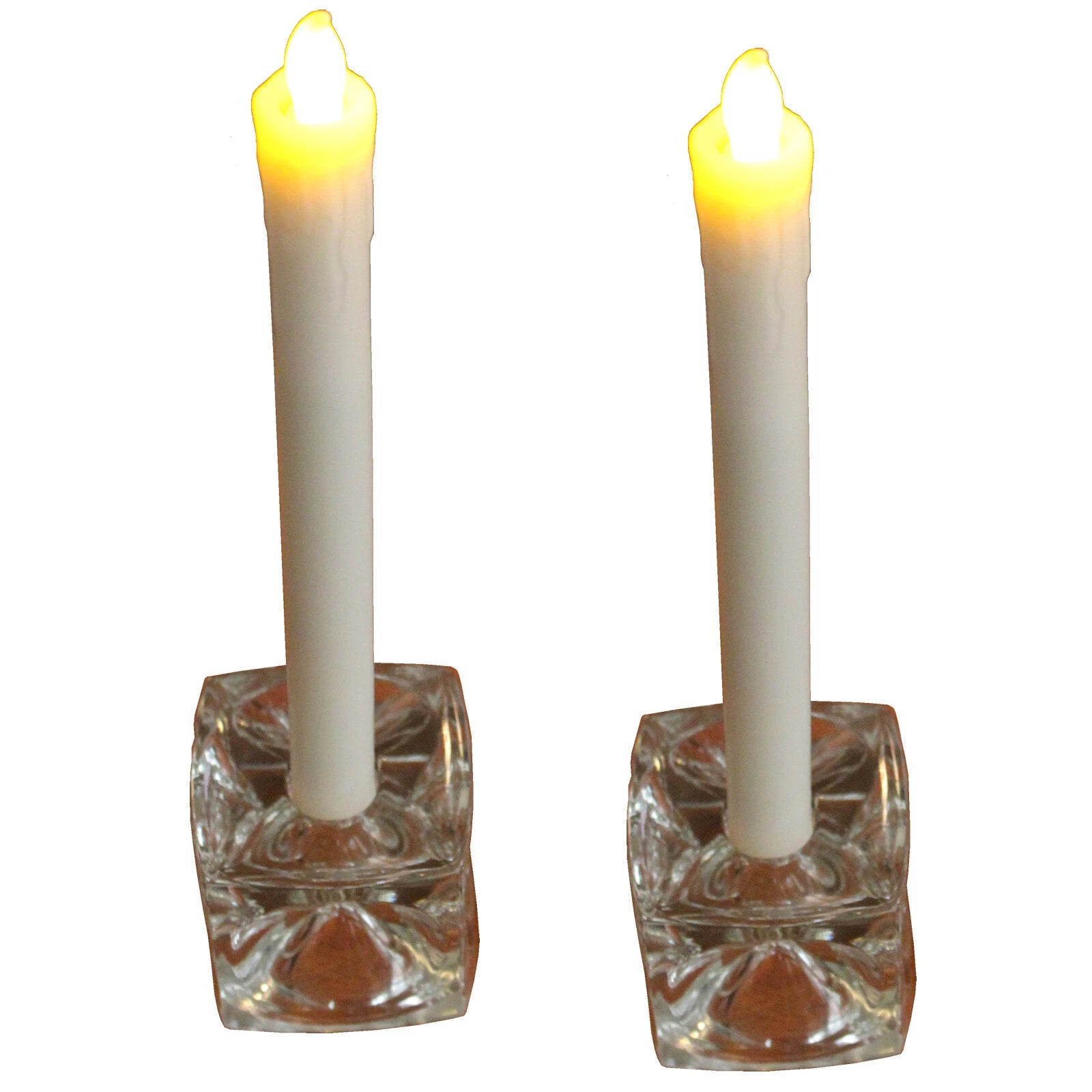 LED CANDLE 9in Ivory Flameless EMERGENCY STORM HURRICANE BATTERY POWERED CANDLES