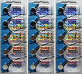 15 Original Maxell 370 Button Batteries Hologram Package
