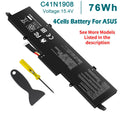 ?C41N1908 Battery For ASUS ROG Zephyrus G14 GA401 GA401I GA401IH 0B200-03610000?