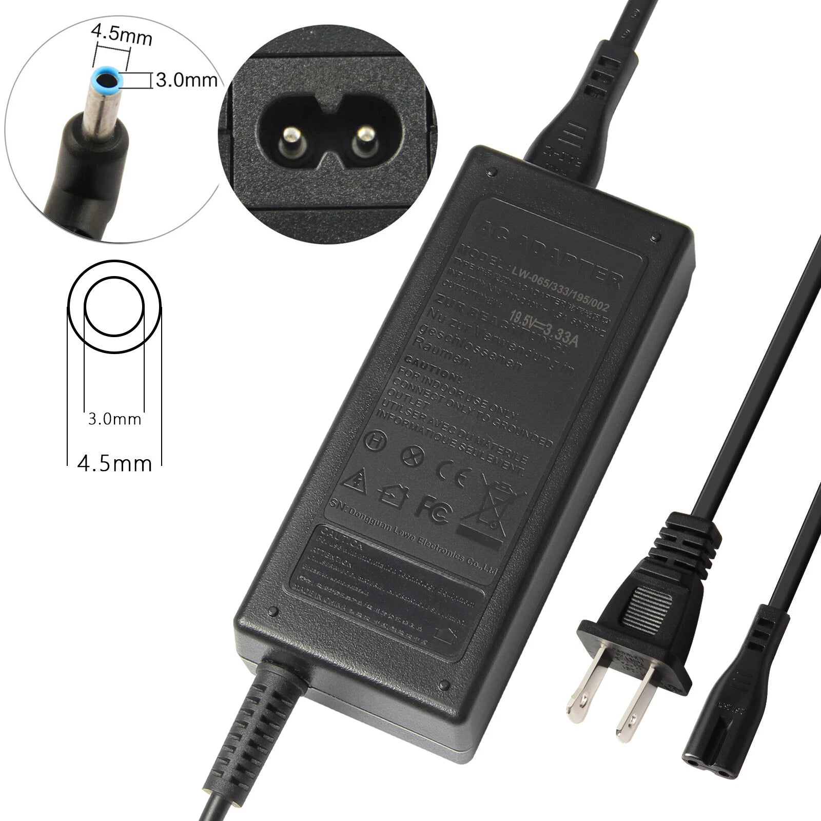90W 19.5V AC Adapter Charger For HP 709986-003 753560-004 710413-001 Blue Tip