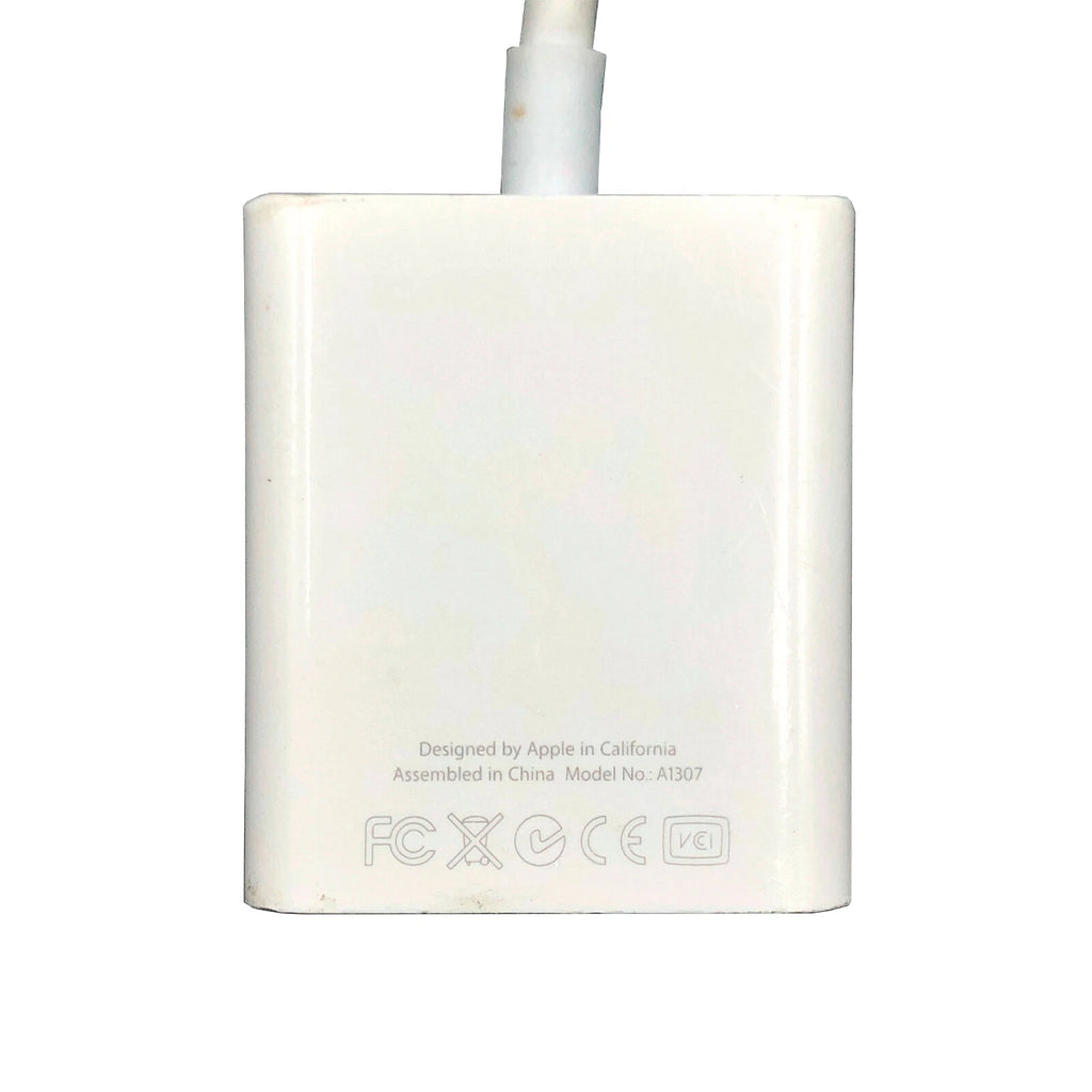 NEW Apple A1307 Mini DisplayPort Thunderbolt 2 to VGA Cable Adapter White