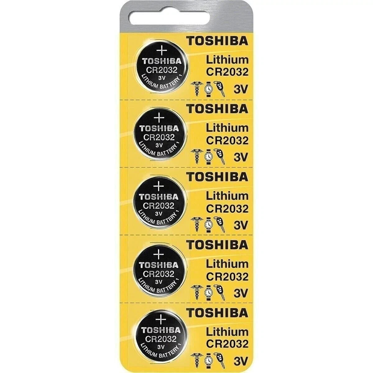 10 x New Original Toshiba CR2032 CR 2032 3V LITHIUM BATTERY BR2032 DL2032 Remote