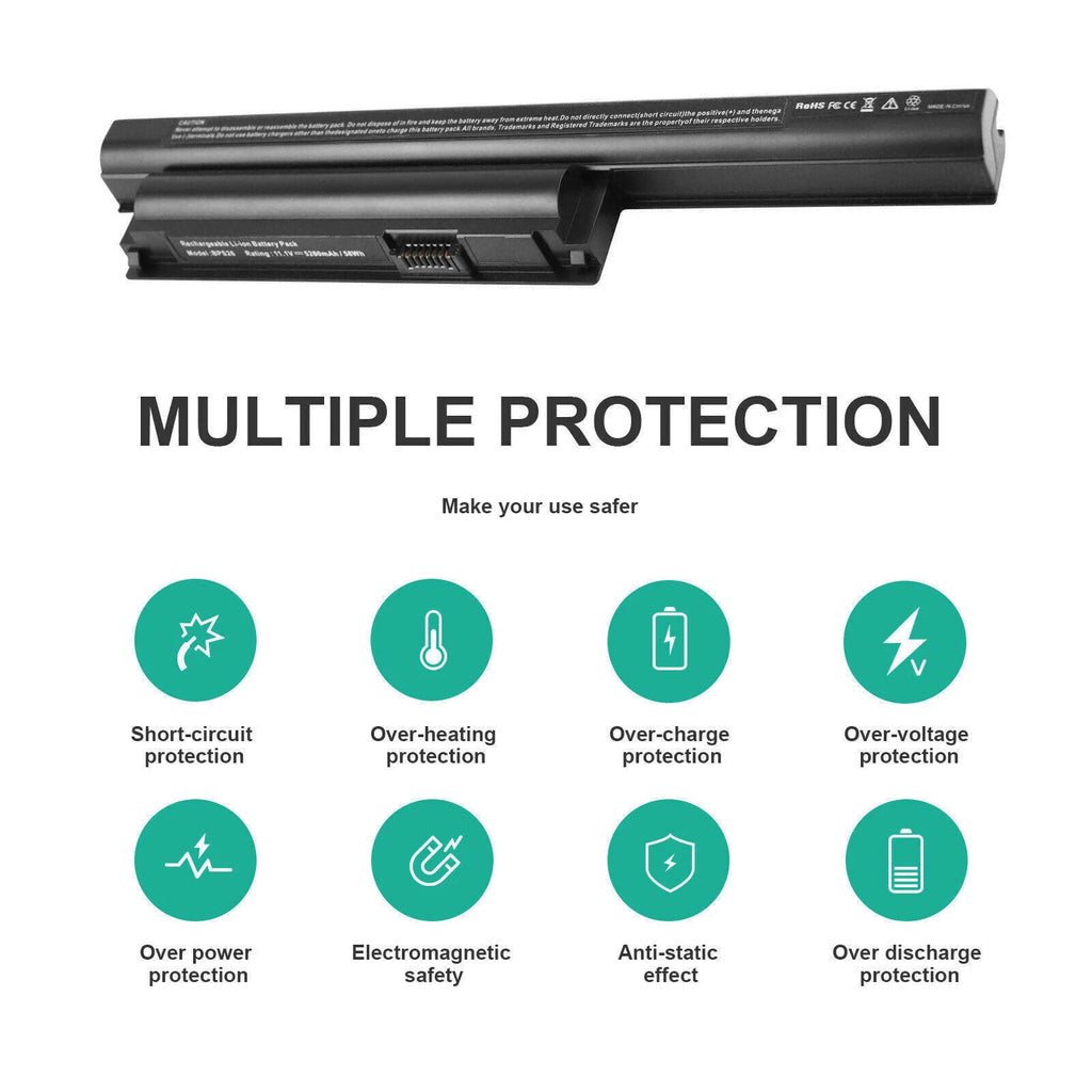 Laptop Battery for Sony Vaio VPC EG VPCEG11 VPCEG16FM/L VPCEG2D VGP-BPS26A Fast