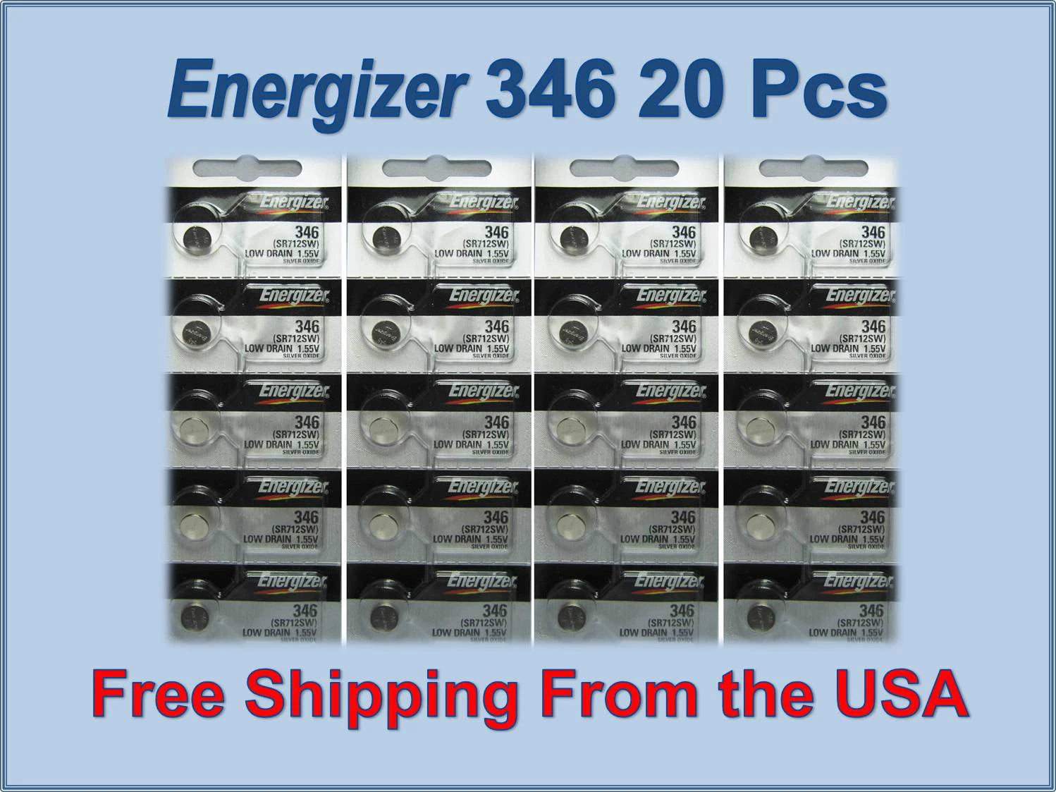 Button Cell Type 346 Battery Energizer 20 Pcs