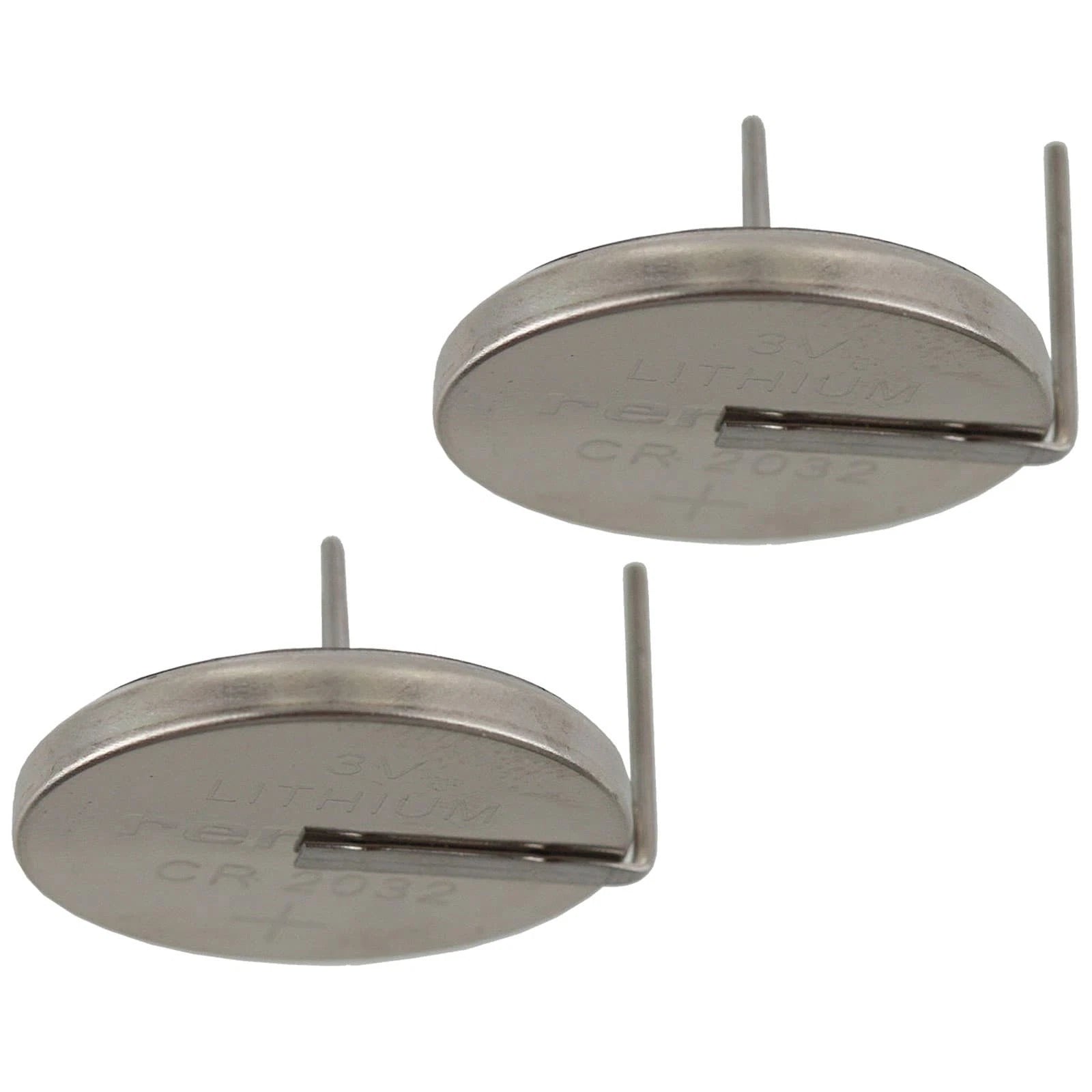 2x CR2032AH0-MFR 3V Lithium Coin Battery HORZ 2-PIN for PC CMOS Memory