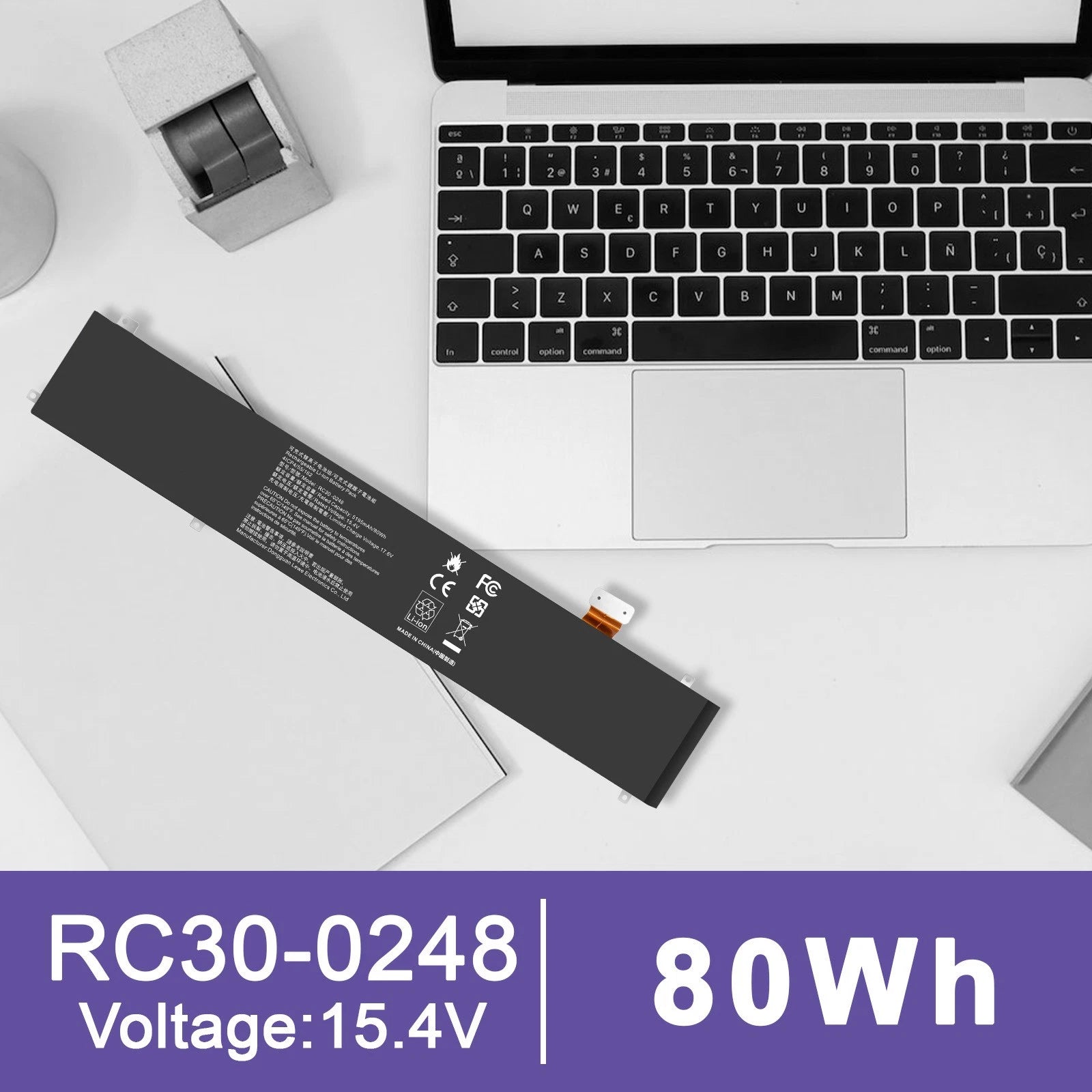 For RAZER 80Wh Battery RC30-0248 Blade 15 2018 RZ09-02385 RZ09-02386