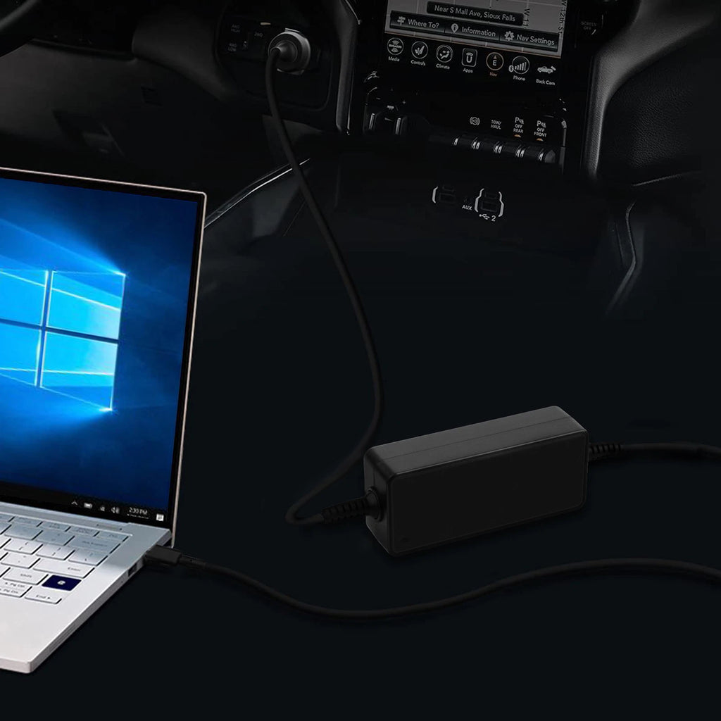 65 Watt USB C Type C Laptop Charger for Lenovo dc/in-car Macbook 15 13 Inch HP