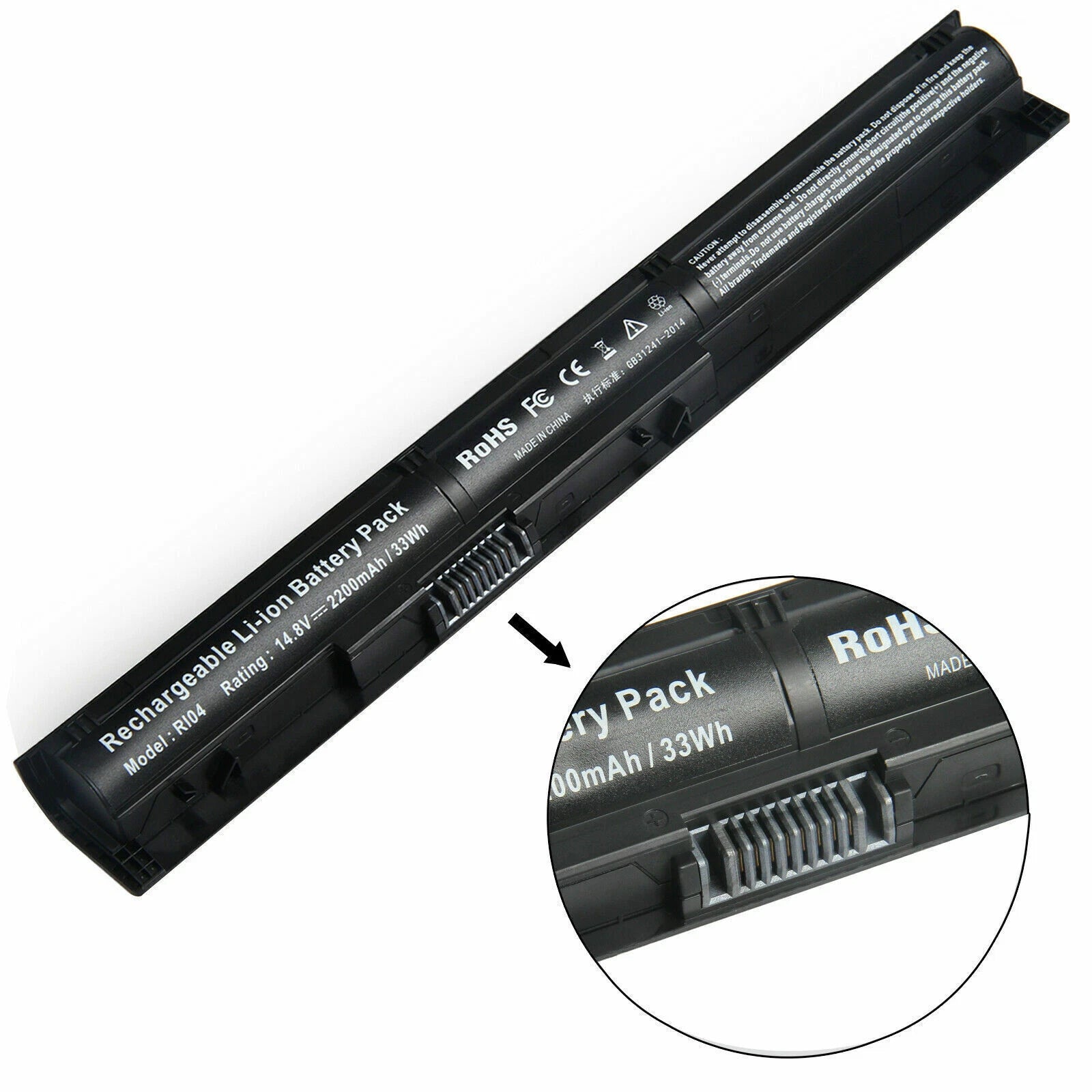 RI04 Laptop Battery For HP ProBook 450 455 470 G3 series 805294-001 805047-851