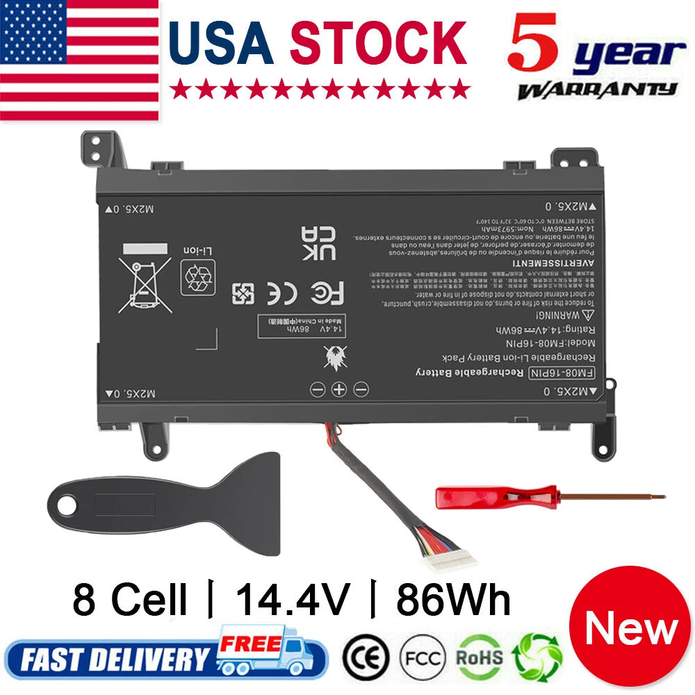 FM08 Battery for HP Omen 17-an014ng HSTNN-LB8B 922753-421 922977-855
