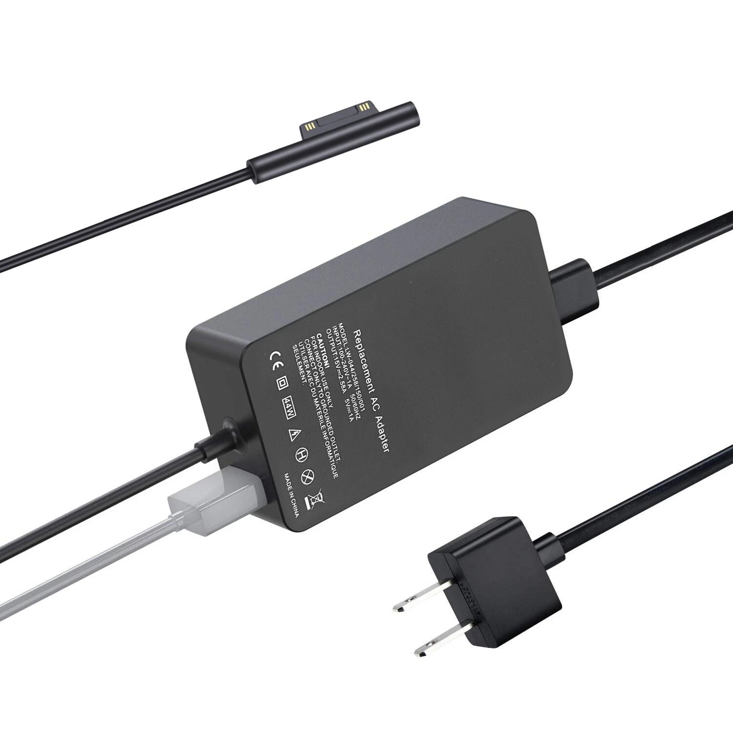 44W 6Pin AC Adapter Charger For Microsoft Surface Pro3 4 5 6 7 1796 1800 1625