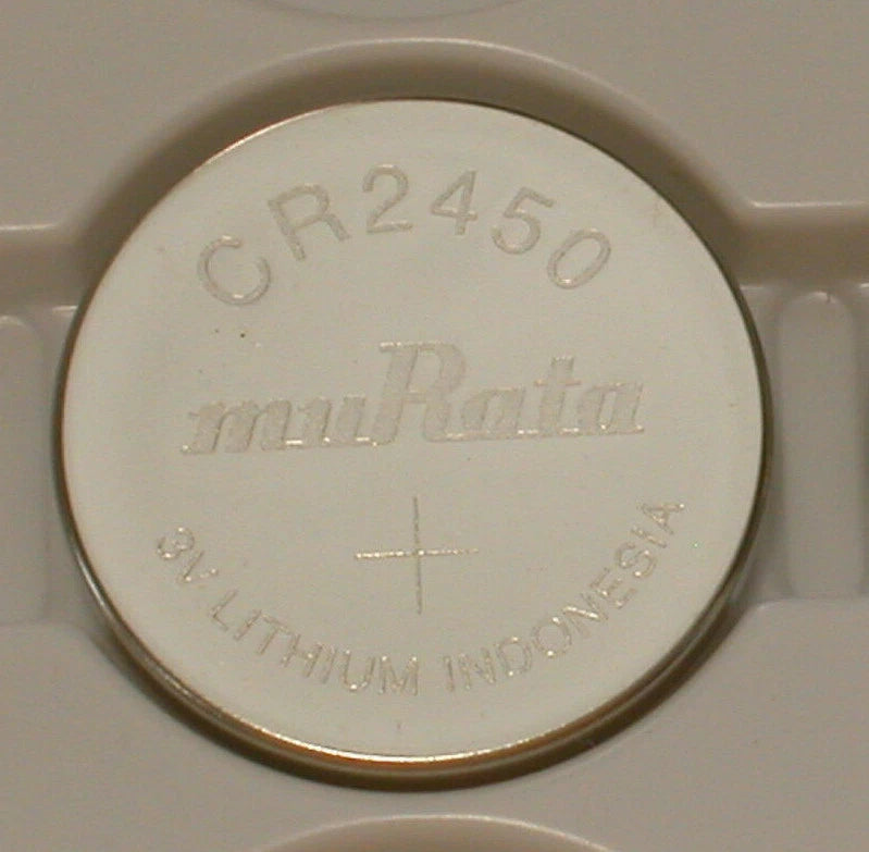 2 Genuine Bulk Murata (Formerly SONY CR2450 CR 2450 3v lithium battery EXP. 2030