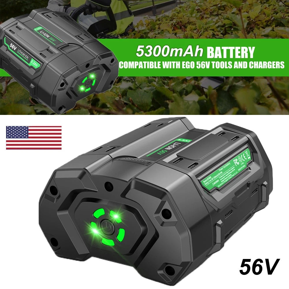 5300mAh Replacement Battery for EGO 56V Battery Power Tool BA2800 BA1400 BA4200