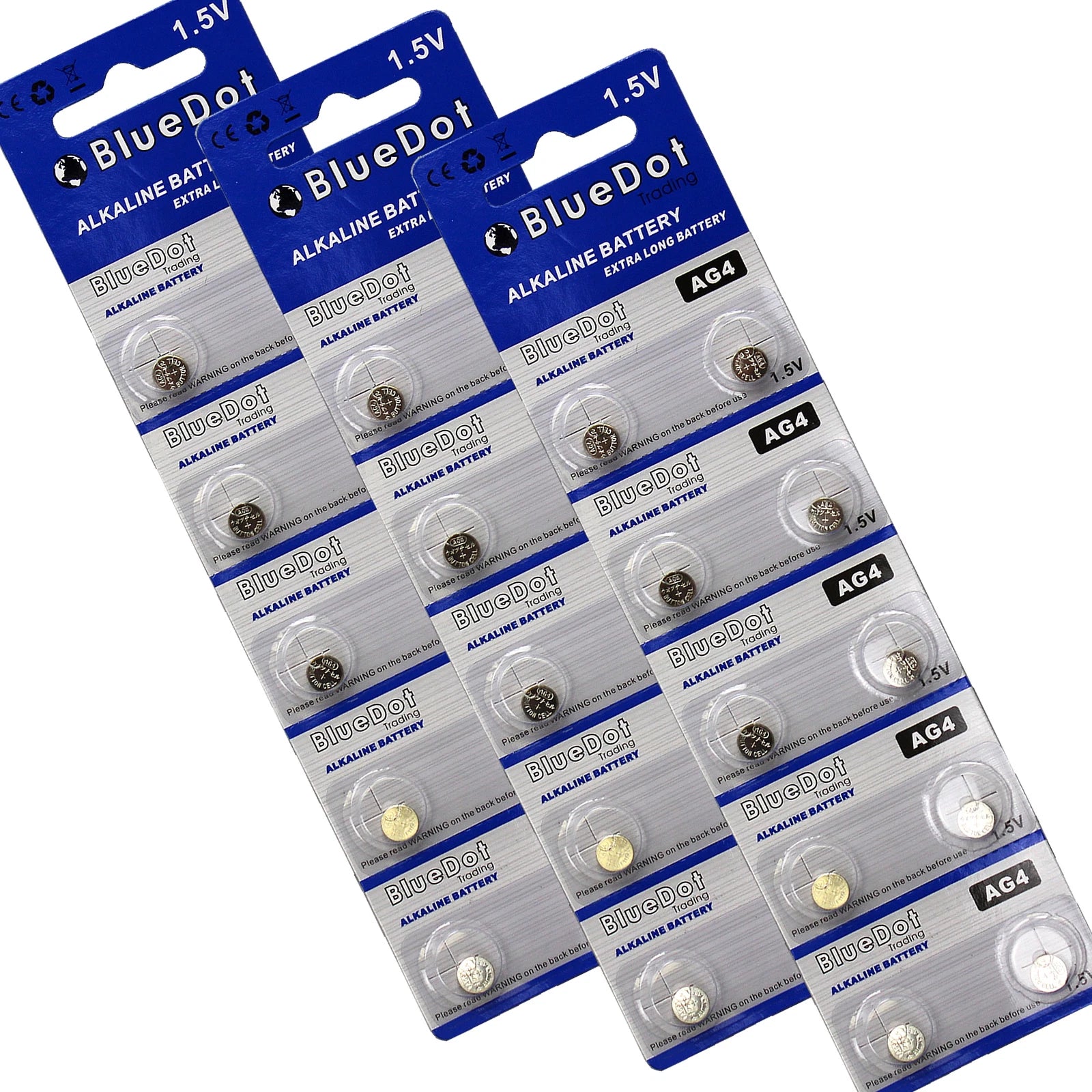US SELLER ~ 30 AG4 SR626 377A SR626SW LR626 Alkaline battery RETAIL PACK FreeSH