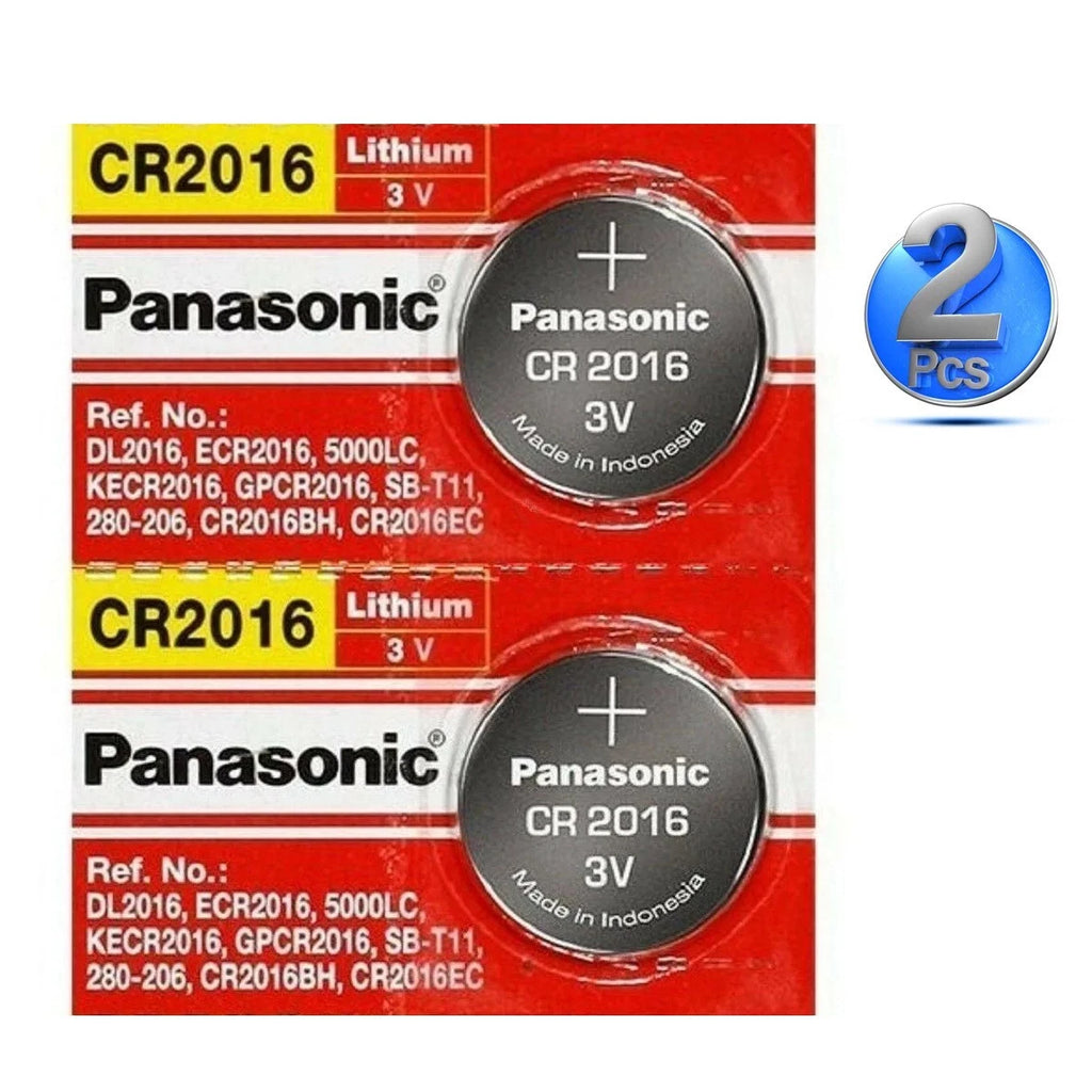2 x PANASONIC CR 2016 CR2016 CR 2016 LITHIUM COIN CELL Button Battery Exp 2035