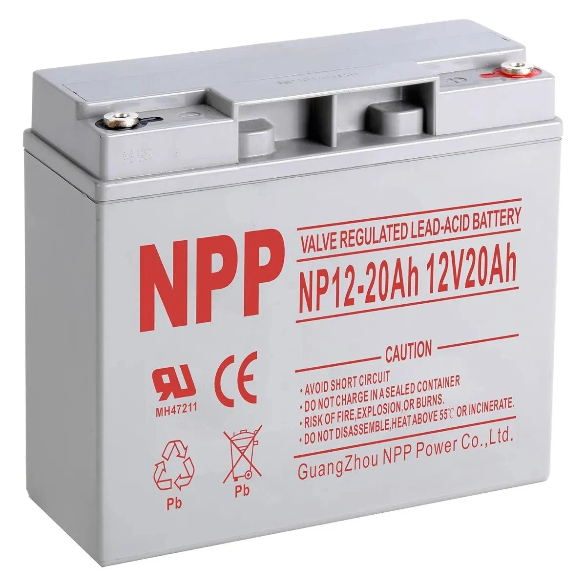 NPP NP 12V 20Ah AGM VRLA Battery - High-Capacity