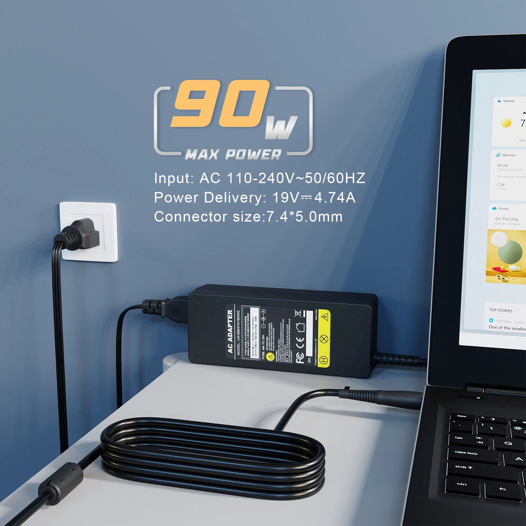 AC Adapter For HP EliteDesk Desktop Mini 705 800 G1 G2 G3 Power Supply Charger