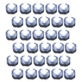 30 Pack White Submersible Waterproof Underwater Battery LED Tea Light Wedding