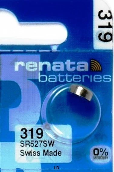 319 RENATA SR527SW (2 Piece) SR527 527 WATCH BATTERIES New Authorized Seller