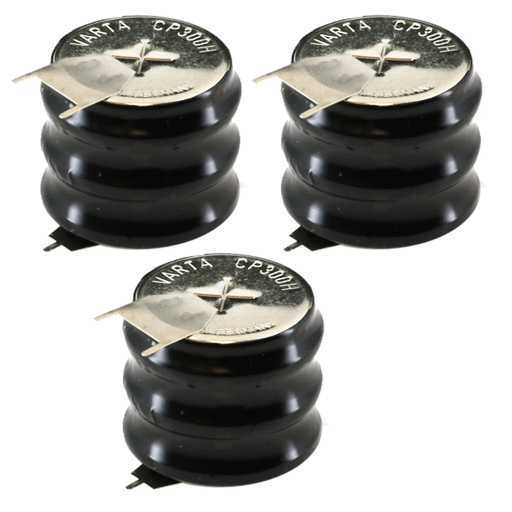 3x 3/CP300H-3PIN 3.6V 300mAh NiMH Battery w/PINS For GPS-Tracker, Meter, Servers
