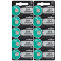 10 Murata Silver Oxide SR936SW SR936W SR936 1.55V Watch Battery - Replaces Sony
