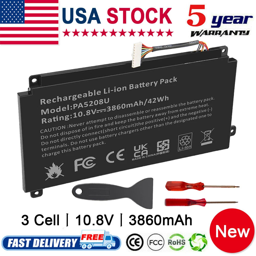 PA5208U-1BRS Battery for Toshiba Satellite P55W-C5314 P55W-C5316 Chromebook CB35