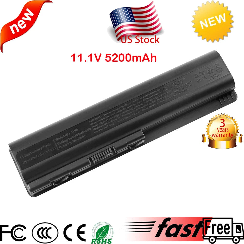 New Laptop Battery for HP Pavilion dv4 dv5 dv6 484170-001 g50 g60 g70 HSTNN-LB72
