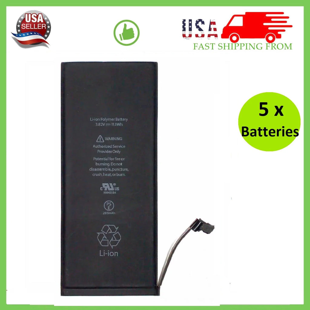 Premium Quality Replacement Battery For iPhone 5 6S 7 8 11 12 13 XR XS LOT (5x)