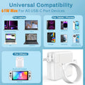 61W USB C Type C AC Adapter Charger For MacBook Pro13"2017 2018 2019 A1708 A1718