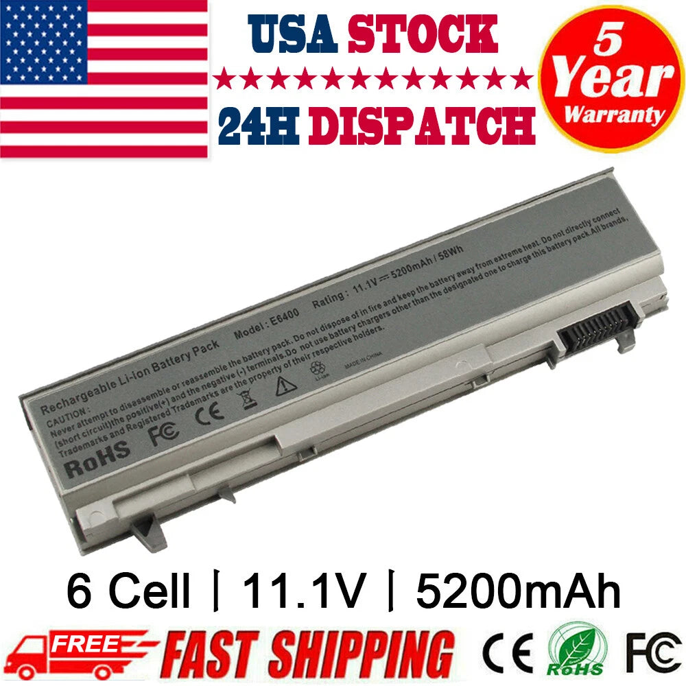 Battery for Dell Precision M2400 M4400 M4500 E6400 4M529 KY265 U5209 PT434 H1391