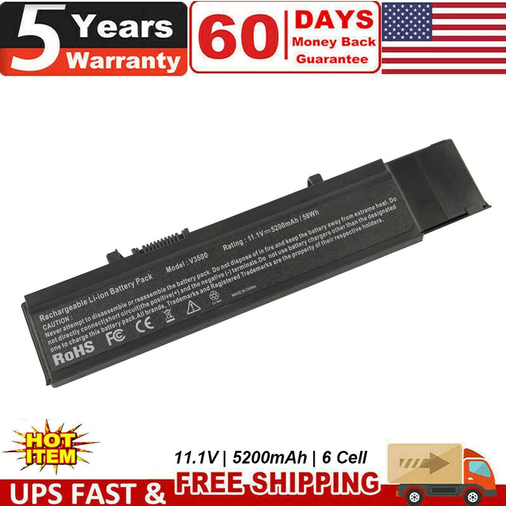 Laptop Battery for Dell Vostro 3400 3500 3700 7FJ92 07FJ92 4JK6R Y5XF9 CYDWV PC