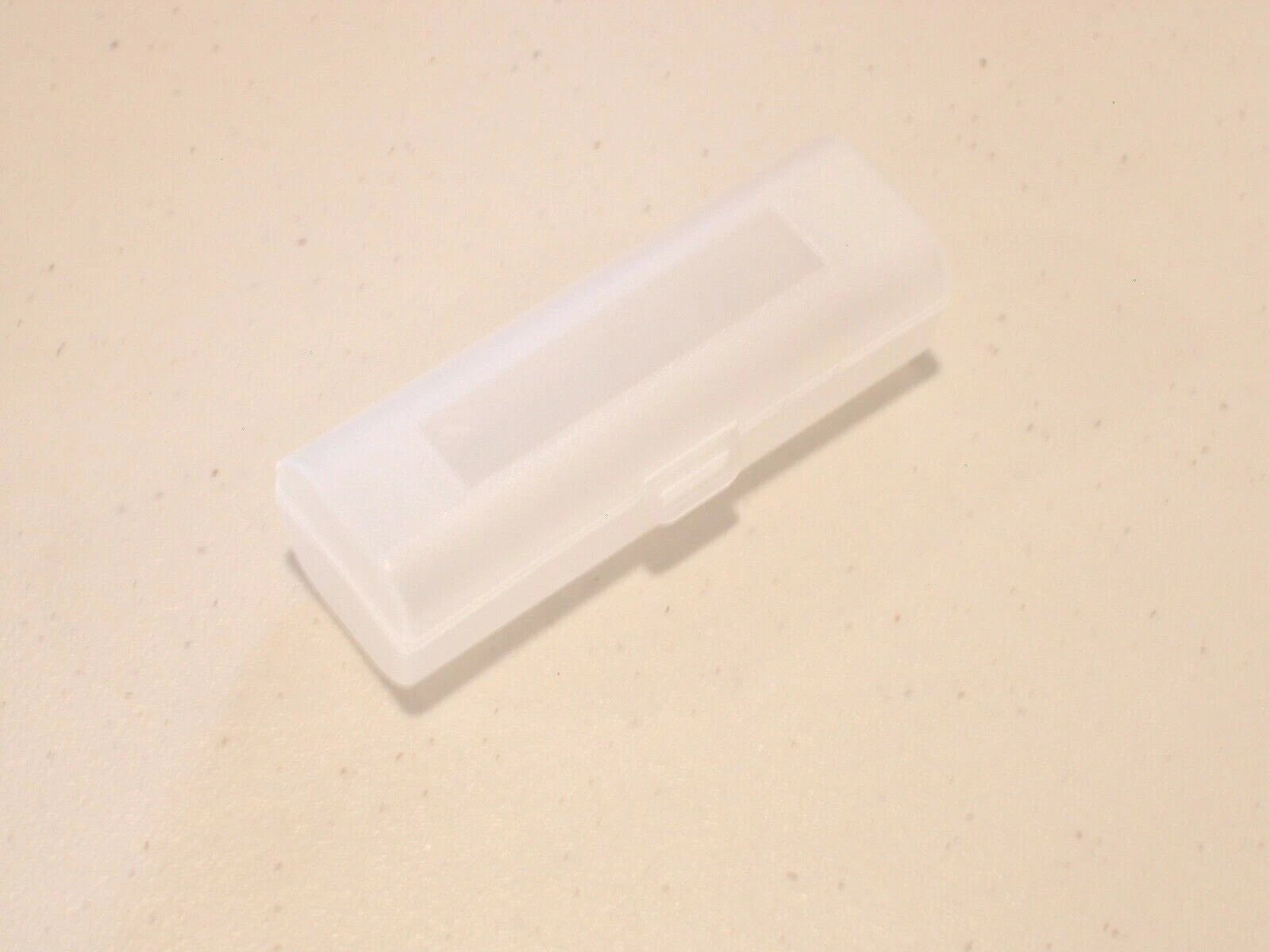 1 pc single bay case 20700 21700 PLASTIC STORAGE HOLDER BOX BATTERY CLEAR