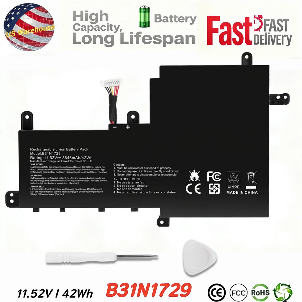 B31N1729 Battery For ASUS VivoBook S15 S530FA S530FN S5300U S5300UN S530 S530F