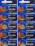 CR1225 RENATA WATCH BATTERIES (10 piece) BR1225 ECR1225 New Authorized Seller