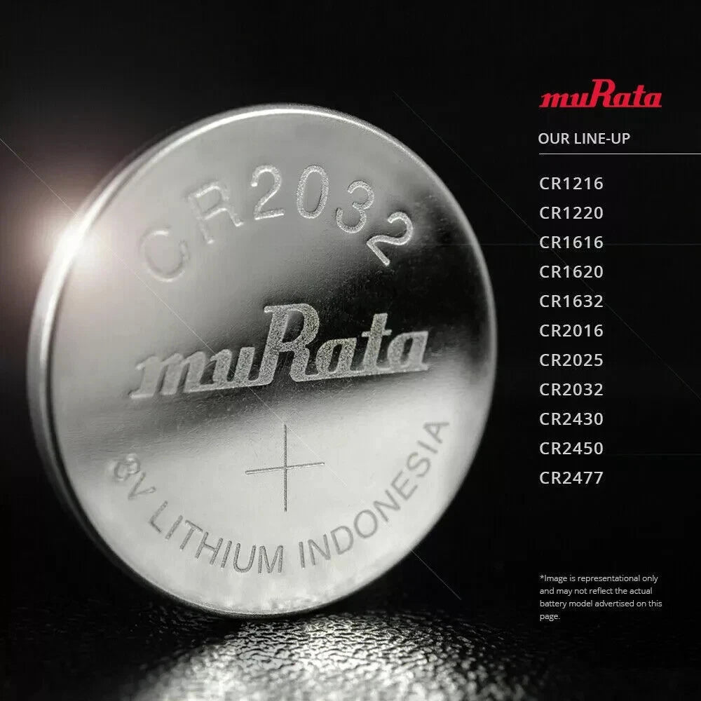 10 Packs Murata/Sony 2032 2032 DL2032 3V Button Lithium Coin Battery EXP 2031