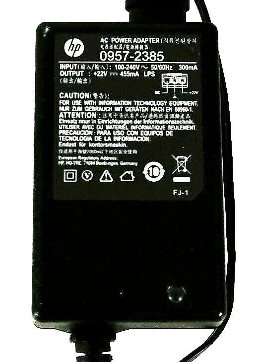 NEW Genuine +22V HP AC DC Adapter Charger For Deskjet All-in-One 2540 Series
