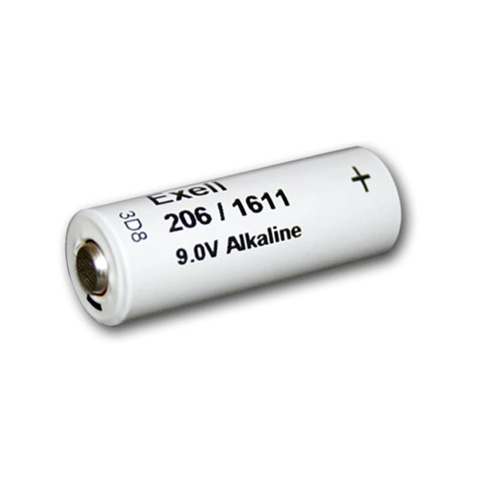 Exell 206A Alkaline 9V 110mAh Battery NEDA 1611 Compatible With ER-206, H-7D