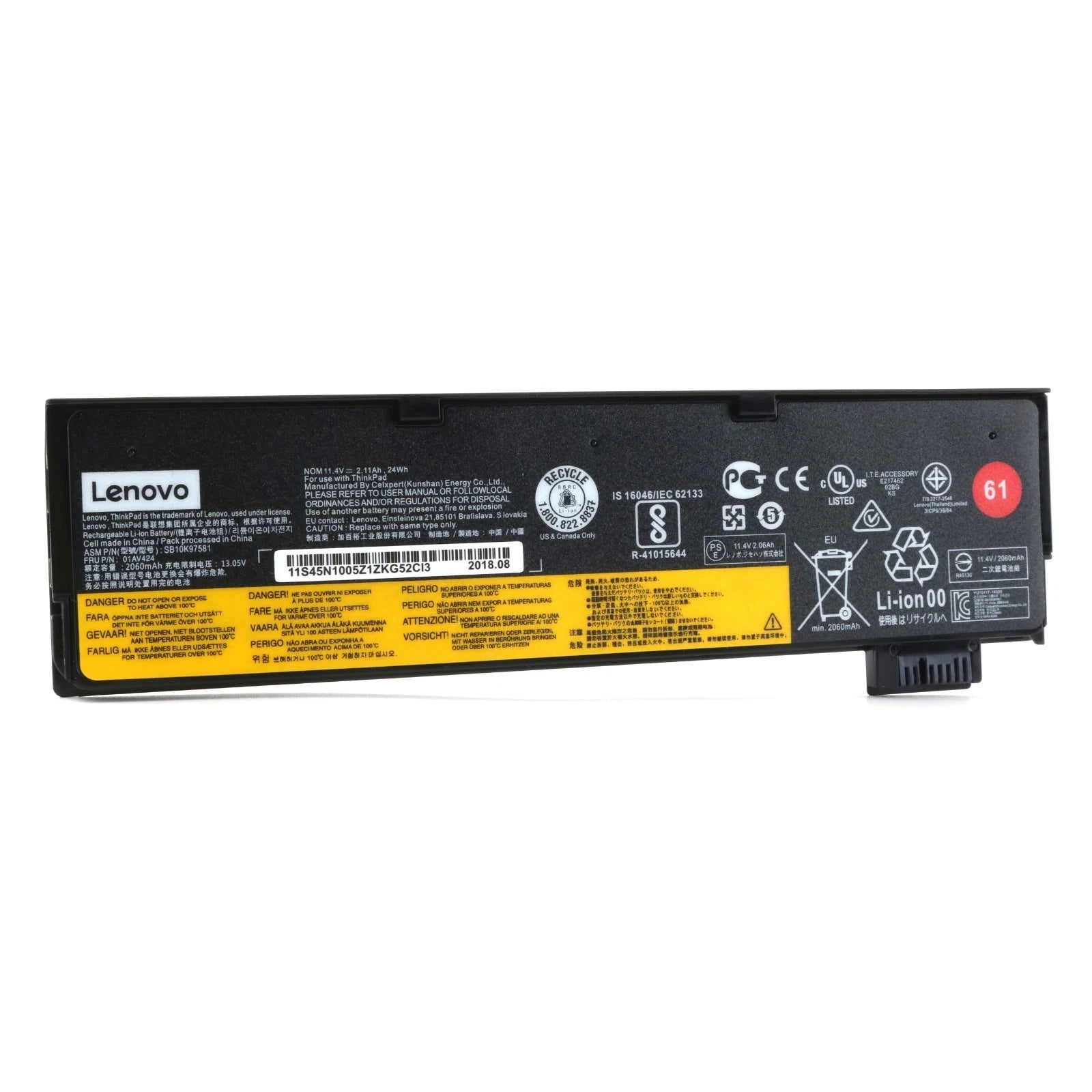 Genuine 01AV424 Battery For ThinkPad T570 T580 T470 T480 P51S P52S TP25 24WH OEM