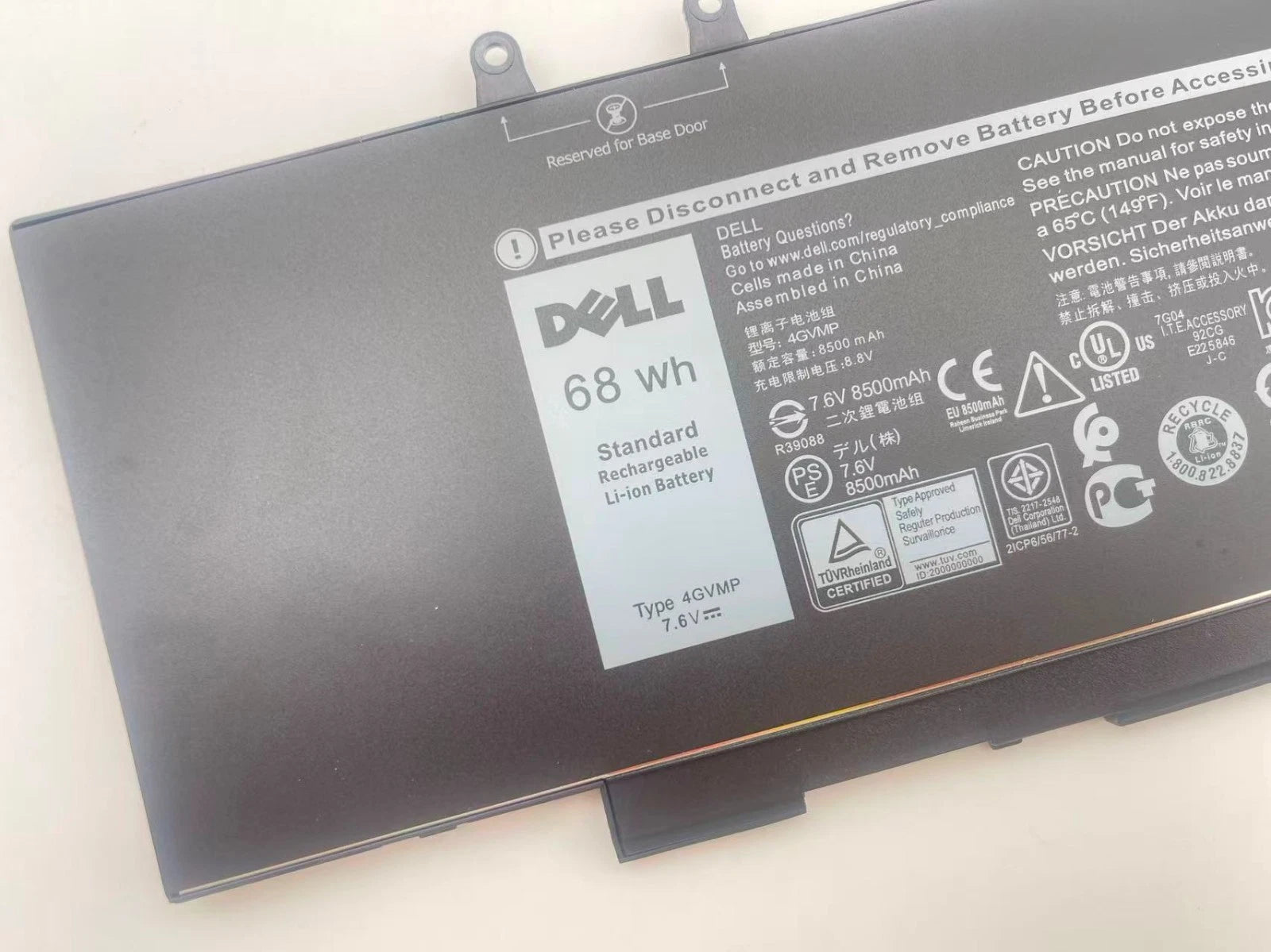 Genuine 4GVMP Battery For Inspiron 7590/7591/7791 2-in-1 P84F P84F001 P42E OEM