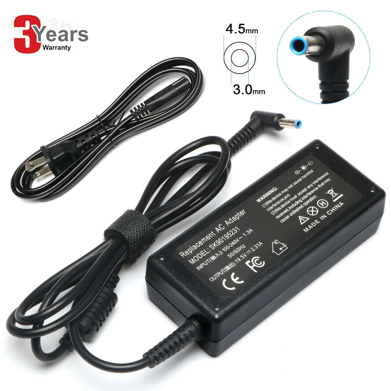 45W AC Laptop Adapter Power Supply for HP Stream 11 13 14 Split Pavilion X360