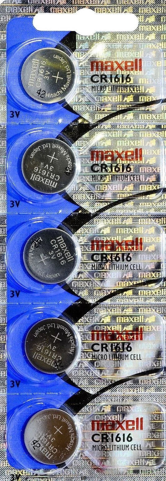 CR 1616 MAXELL LITHIUM BATTERIES (1 piece) 3V watch New Authorized Seller