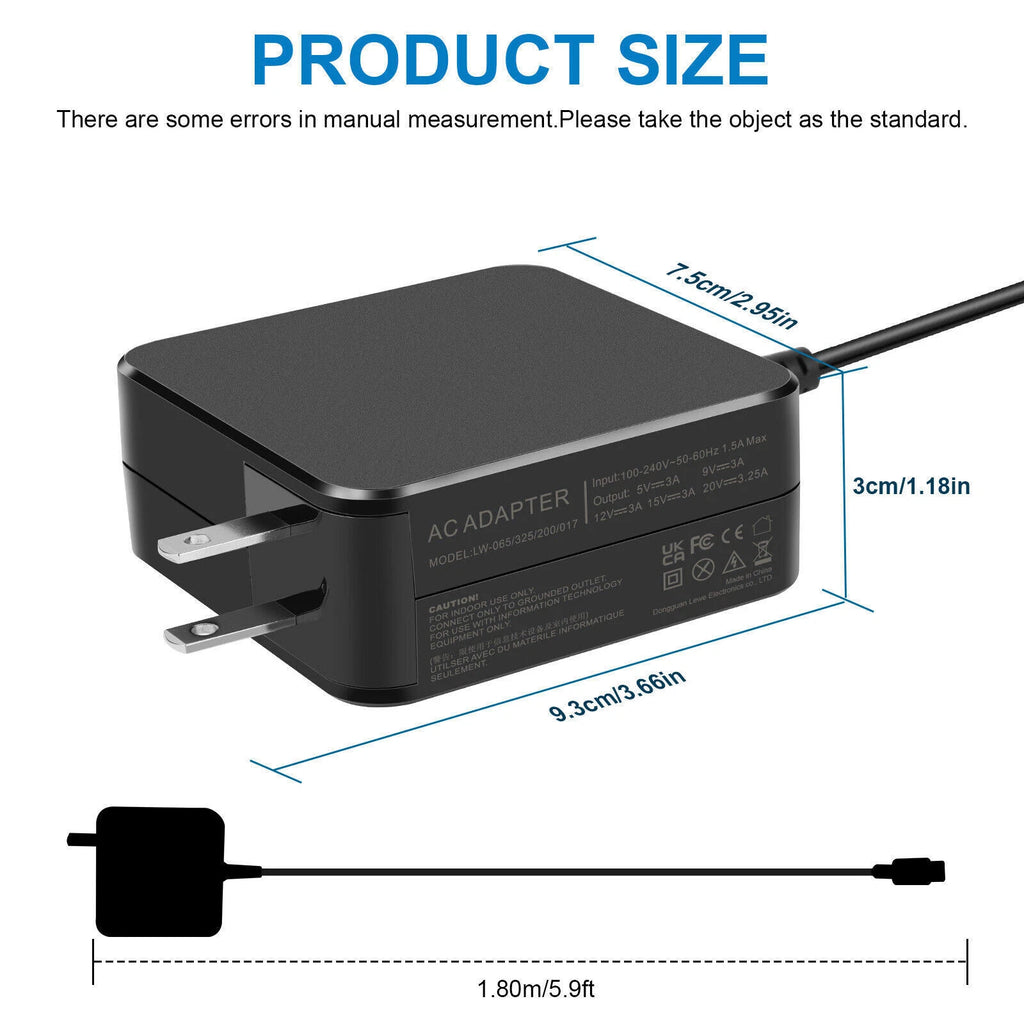 USB Type C 65W PD Fast Charger Adapter for New Beats Studio Buds Fit Pro Earbuds