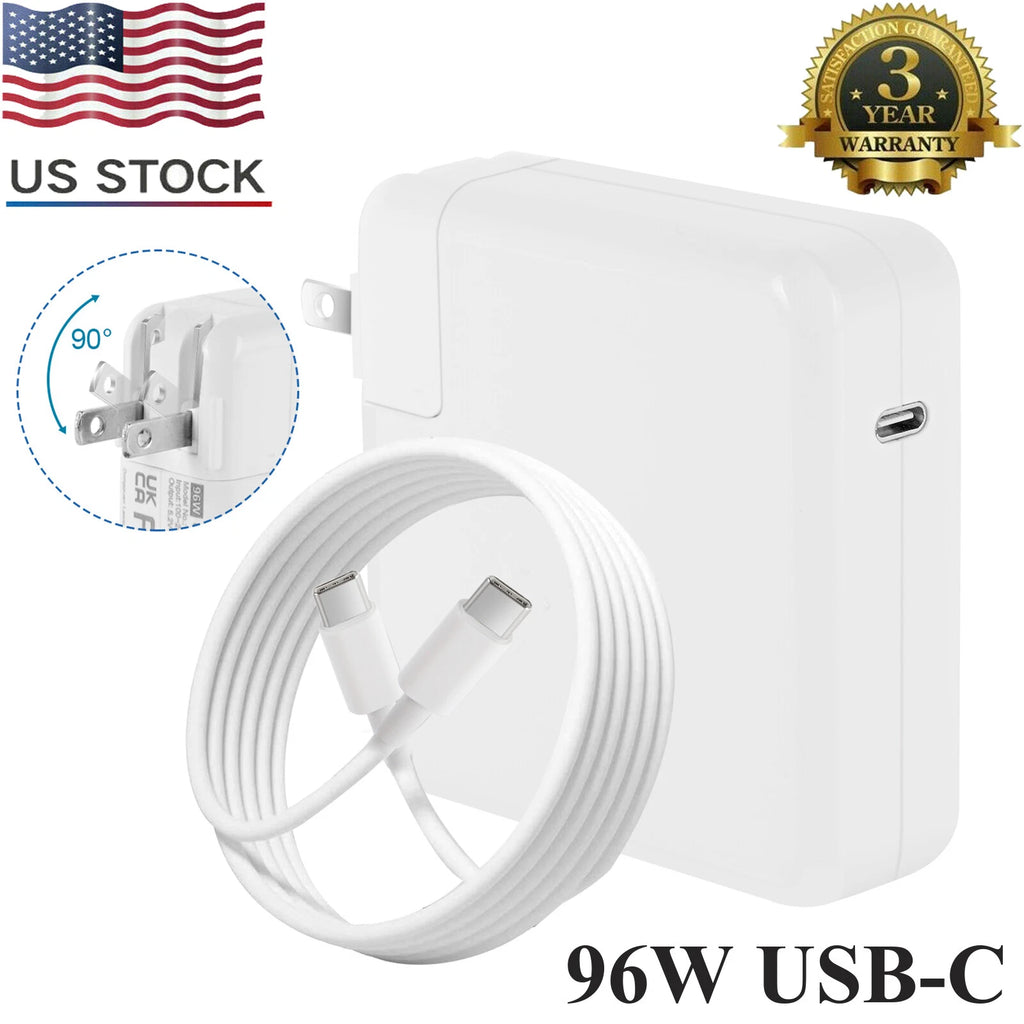 96W 87W USB C Power AC Adapter For Macbook Pro 15" A1707 A1919 A1990 After 2016