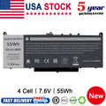 7.6V 55Wh J60J5 Battery for Dell Latitude E7270 E7470 R1V85 MC34Y 1W2Y2 WYWJ2