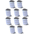10x Exell 3/V40H-2pin Ni-MH 3.6V 40mAh Rechargeable 2 Pin Button Battery Pack