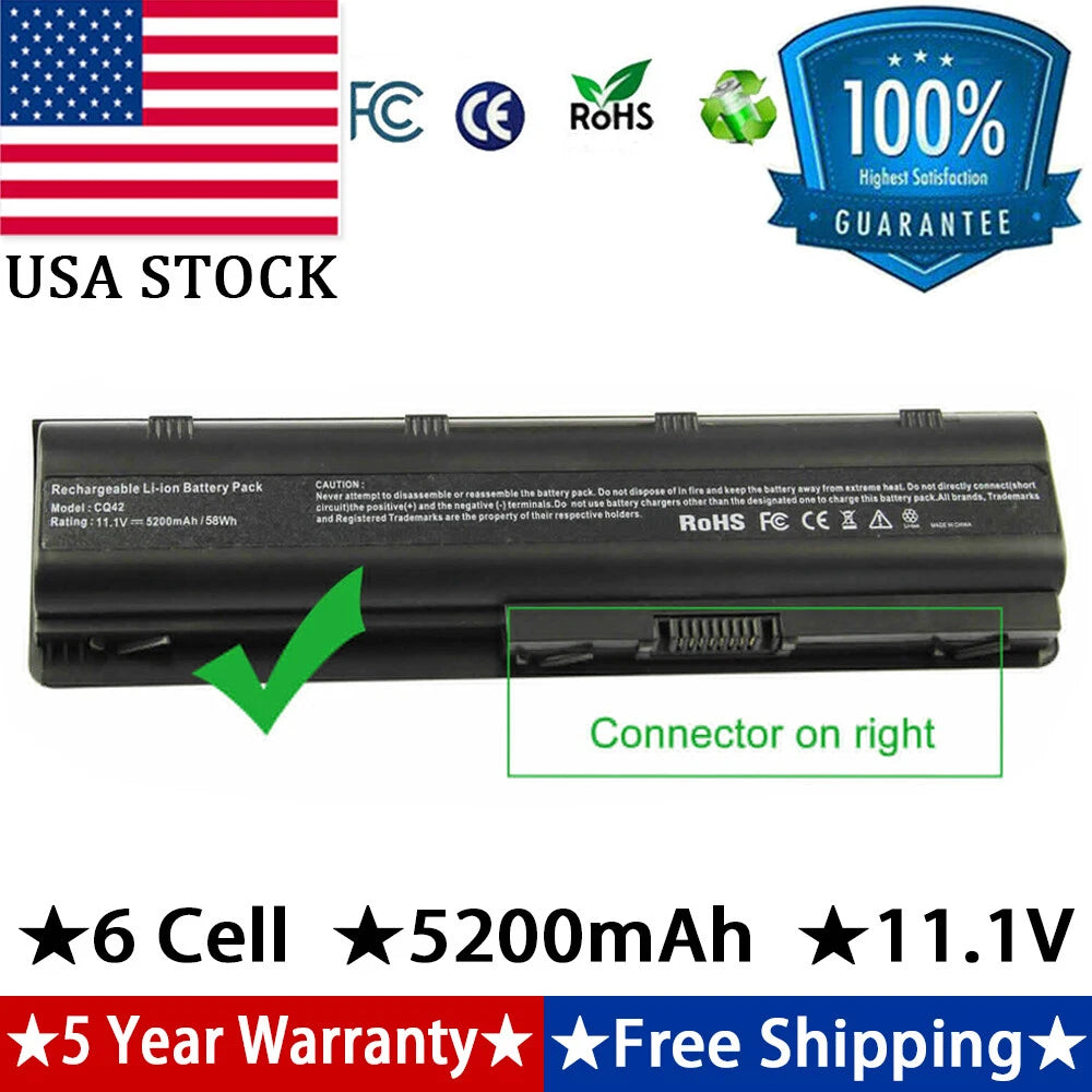 6 Cell Battery for HP Pavilion dm4 g4 g6 g7 DV3-4000 DV5-2000 DV6-3000 DV7-6000