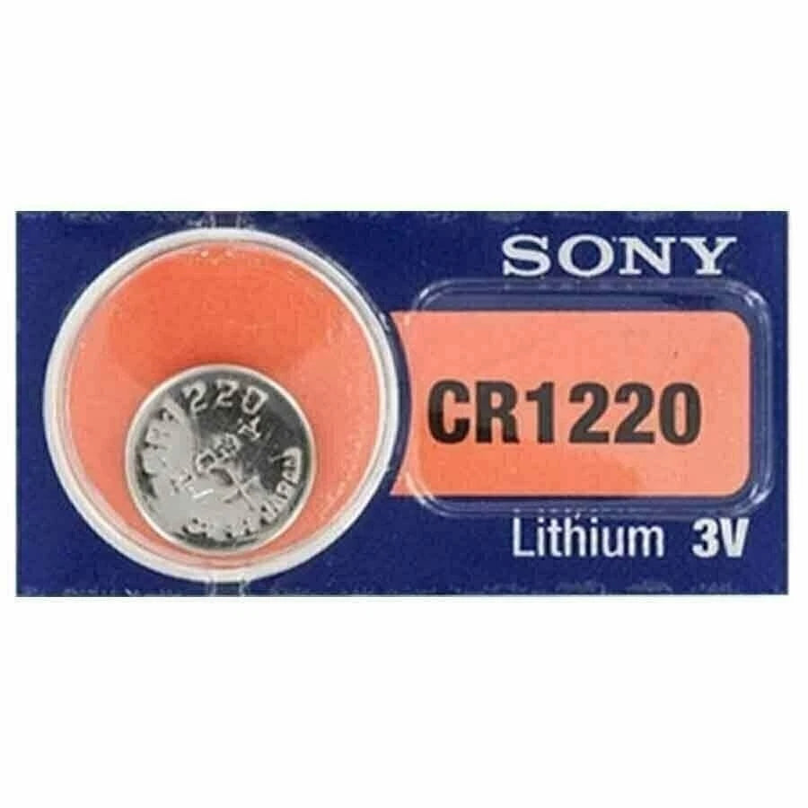 CR 1220 SONY LITHIUM BATTERIES (2 piece) 3V Watch New Authorized Seller