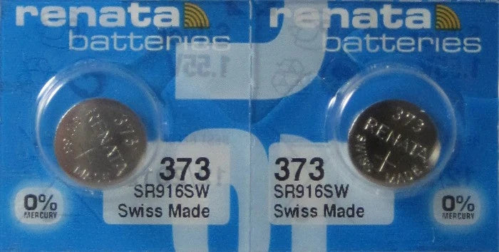 2 Renata SR916SW Watch Batteries