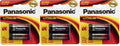 3 Pcs Panasonic 2CR5 6V Lithium Photo Battery, DL45, KL2CR5, 5032LC