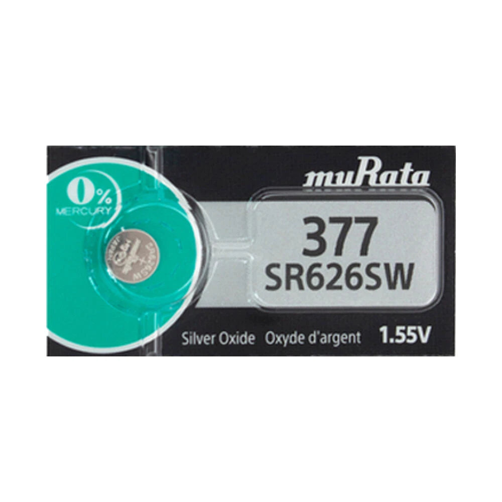 Murata SR626SW Hg 0% Battery - Replaces Sony, 1 Pack