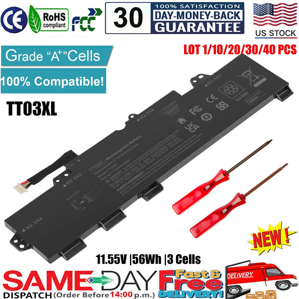 ?LOT TT03XL Battery For HP EliteBook 850 G5 850 G6 ZBook 15U G5 G6 933322-855 US